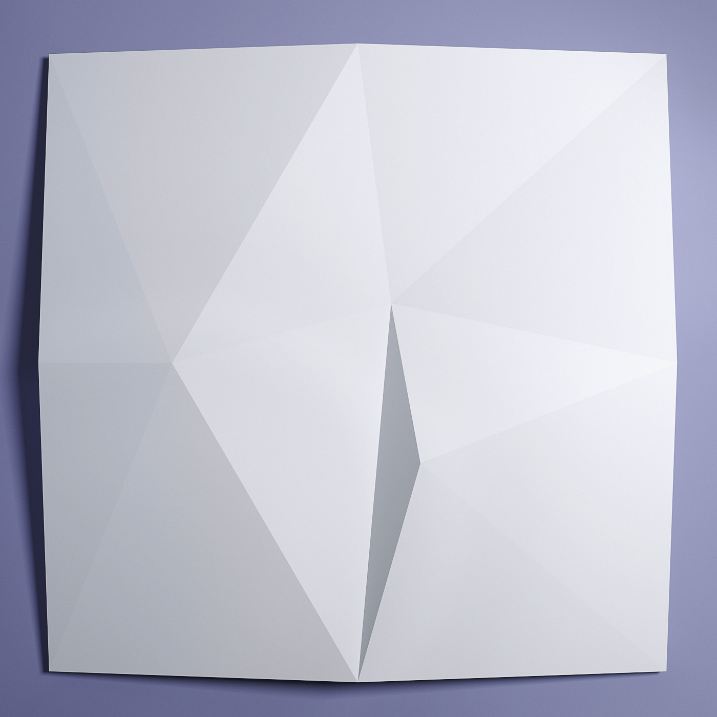 Стеновая панель 3D под покраску Bello Deco СП 16 500×500×50